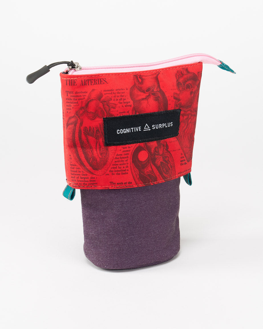 Anatomical Heart Zipper Bags