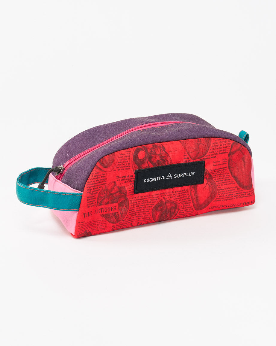 Anatomical Heart Zipper Bags