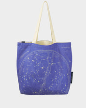 Star Chart Canvas Shoulder Tote