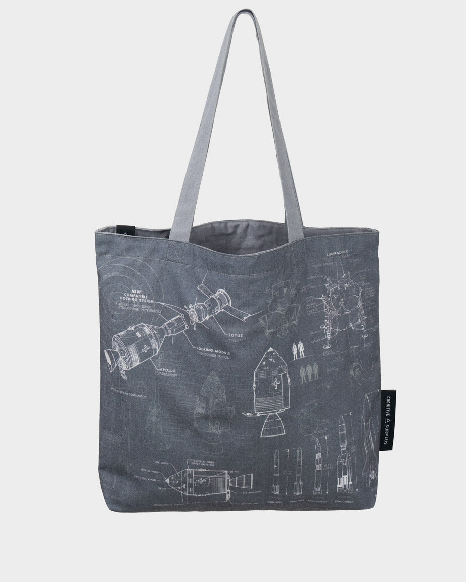 Rocketry Canvas Shoulder Tote