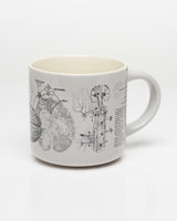 Tasse en céramique 430 mL « Anatomie du cerveau »