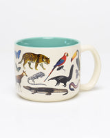 Taza de cerámica de 430 mL Zoología de la Selva Tropical