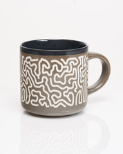Brain Coral Hand Carved 430 mL Ceramic Mug