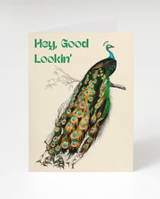 Good Looking Peacock Greeting Card