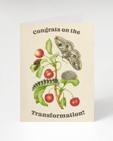 Carte de vœux Métamorphose transformation