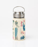 Bouteille en acier 350 mL avec succulentes
