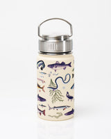 Bouteille en acier 350 mL avec poissons d'eau douce