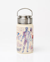 Bouteille en acier 350 mL avec anatomie humaine