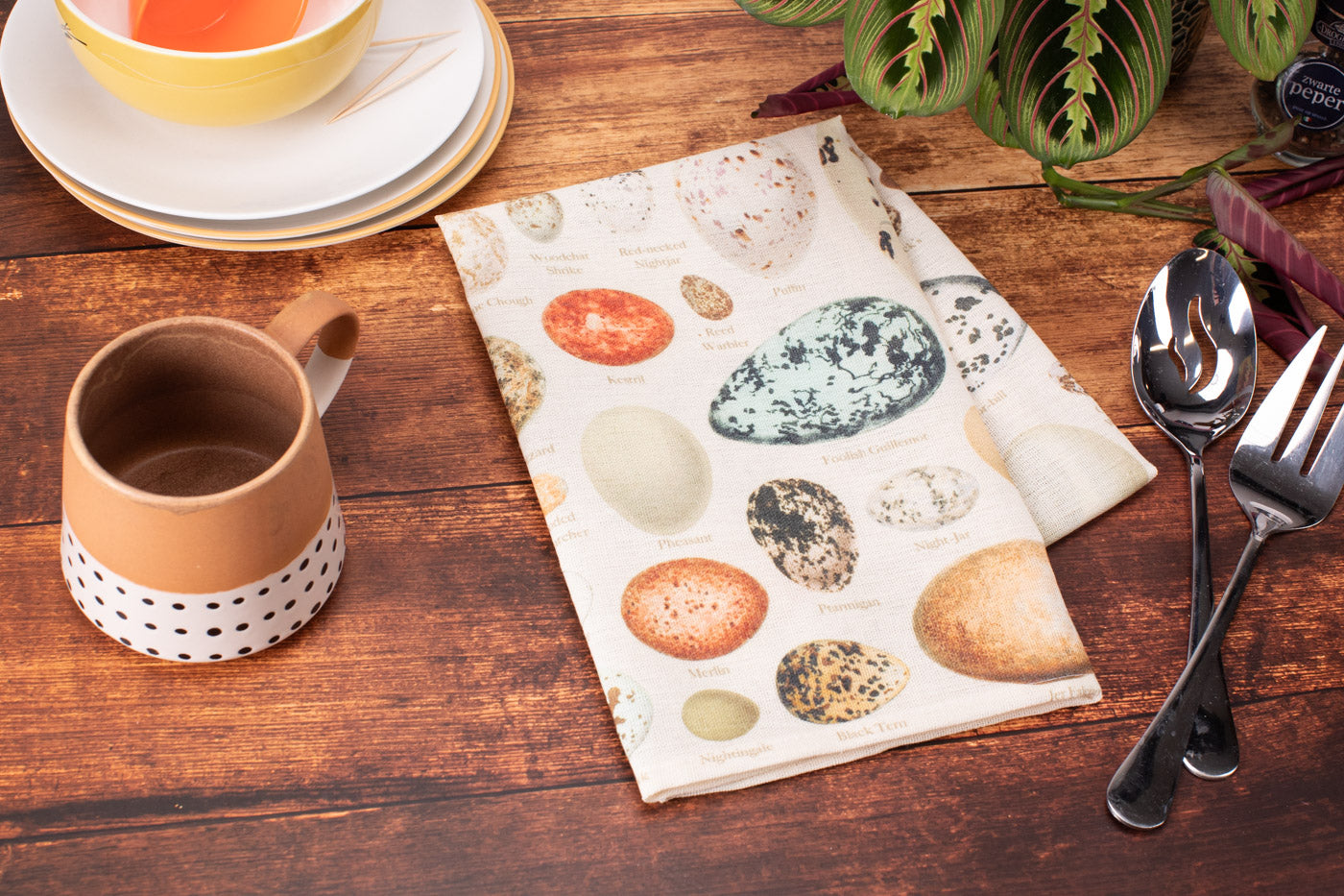 Hens & Chickens Tea Towel