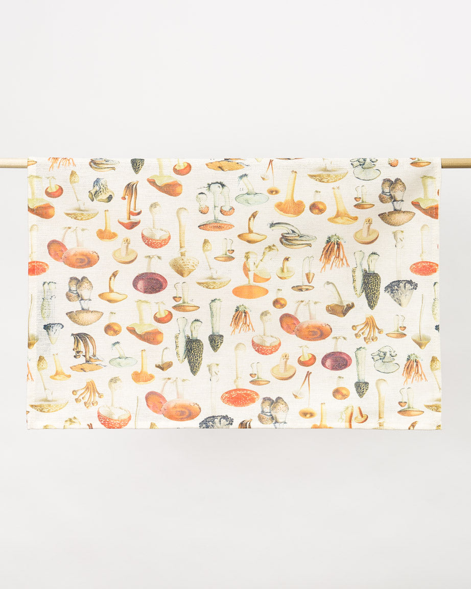 Mushrooms Tea Towel