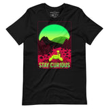 T-shirt graphique Reste Curieux - Rover Mars Vaporwave
