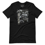 T-shirt Grafica Dinosauri Vintage