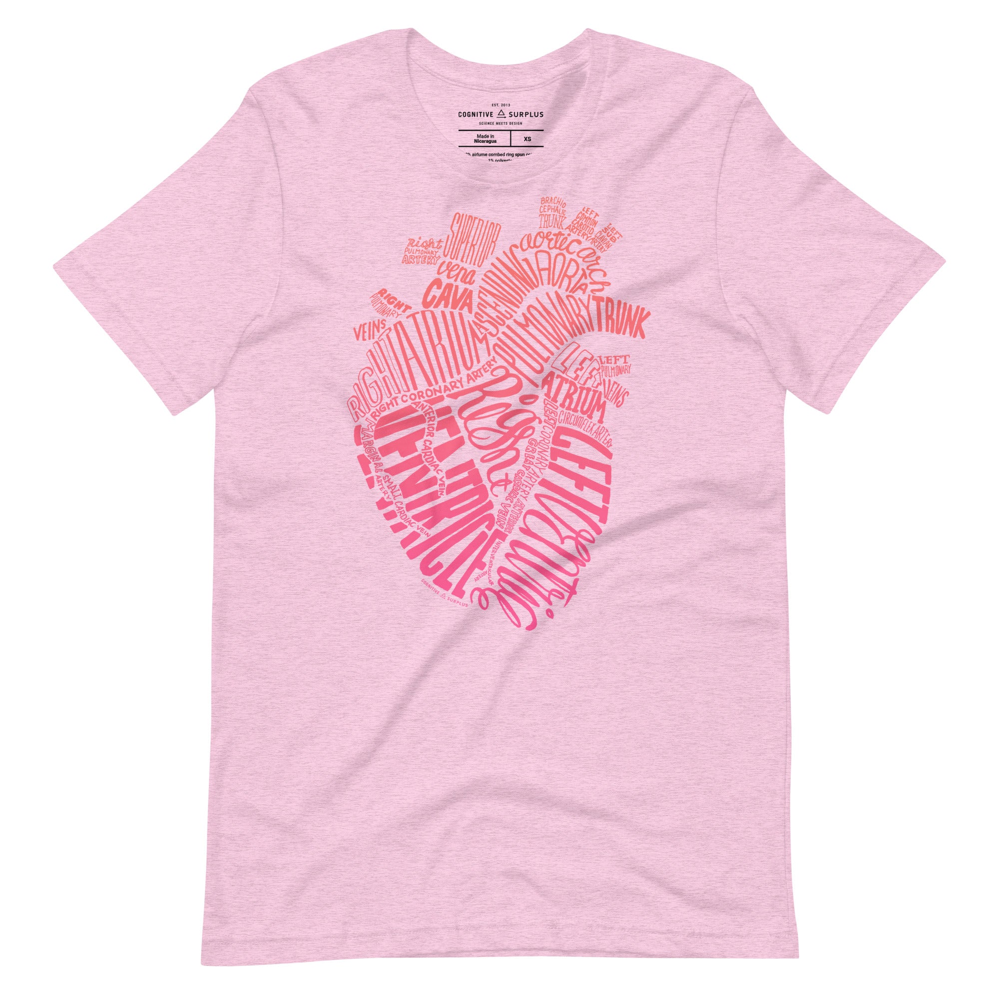 Typographic Heart Graphic Tee