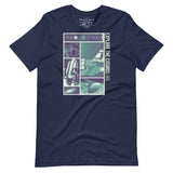 T-shirt Grafica Esplora il Cosmo - Verde Acqua