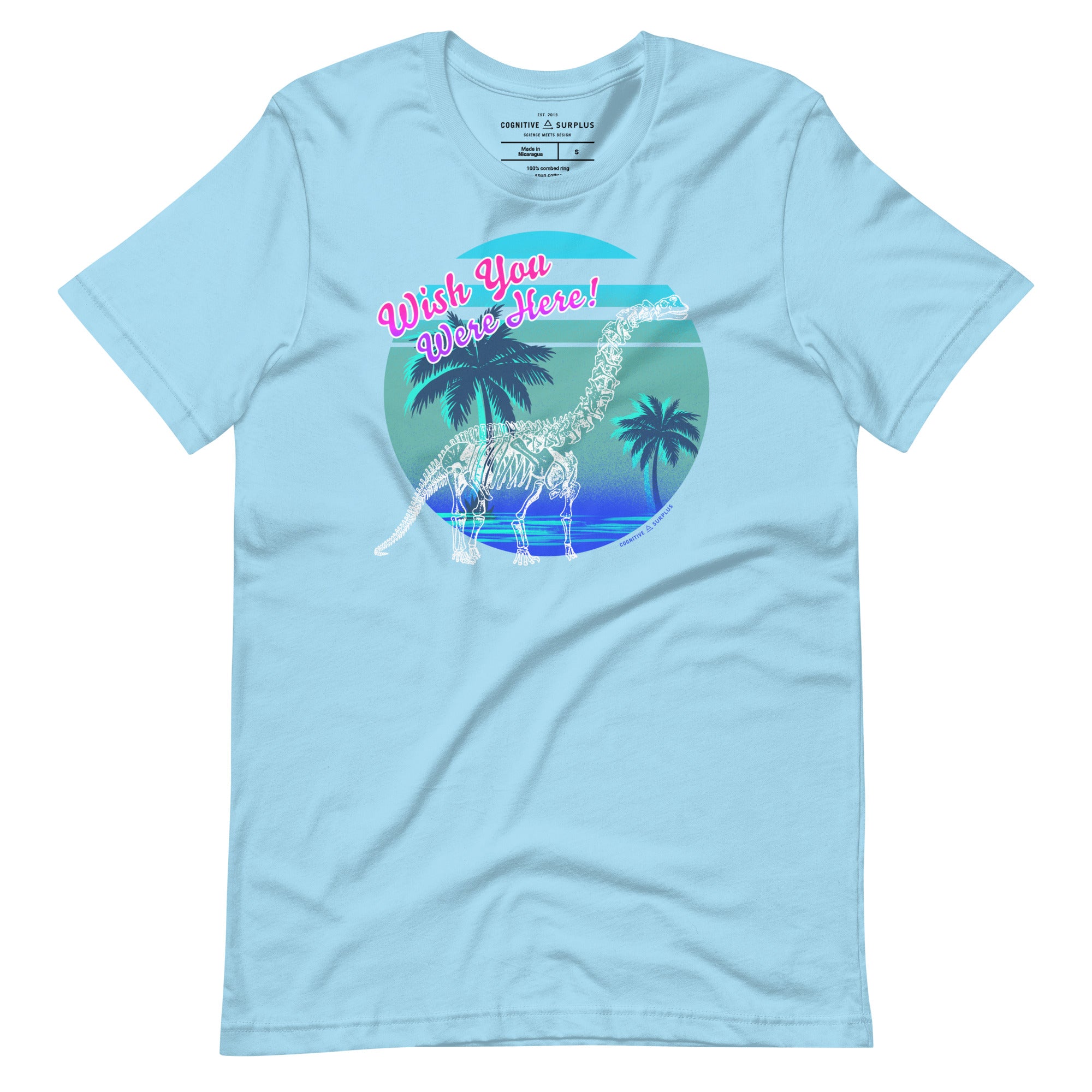 Dinosaur Wish You Were Here Graphic Tee