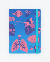 Carnet à couverture souple A5 Anatomie rétro