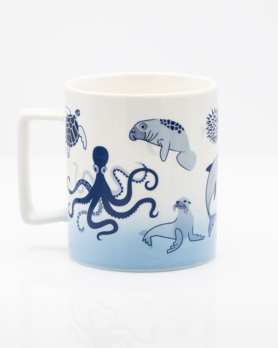 Retro Marine 325 mL Ceramic Mug