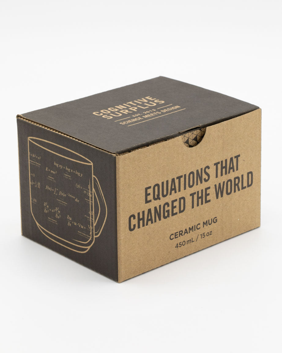 Equations That Changed the World 450 mL Ceramic Mug