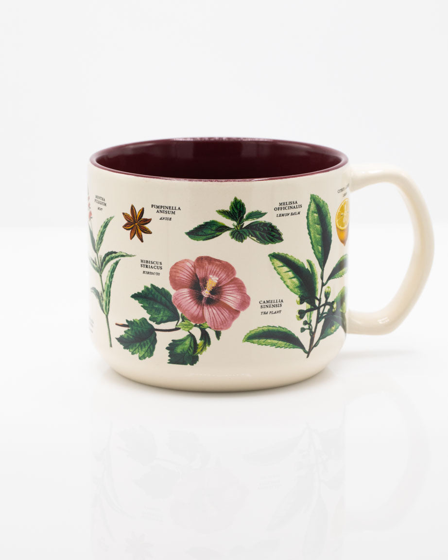 The Botany of Tea Mug 450mL Ceramic Mug