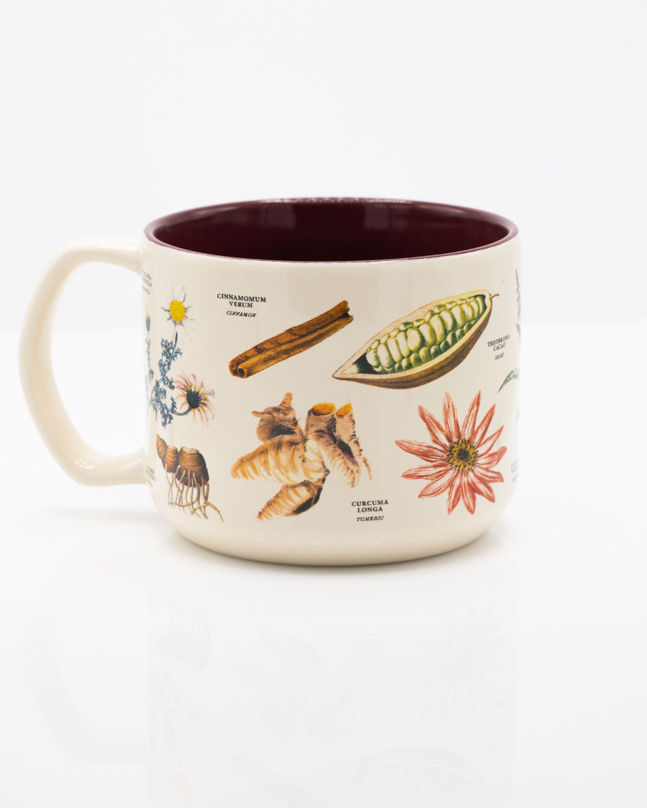 The Botany of Tea Mug 450mL Ceramic Mug