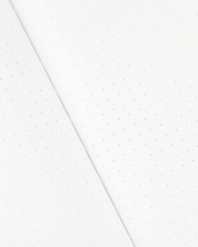 100% recycled paper, 81 gsm, dot grid pages, Cognitive Surplus