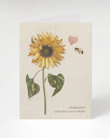 Symbiotique comme les abeilles et les fleurs - Carte