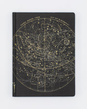 Astronomy Star Chart Hardcover - Lined/Grid