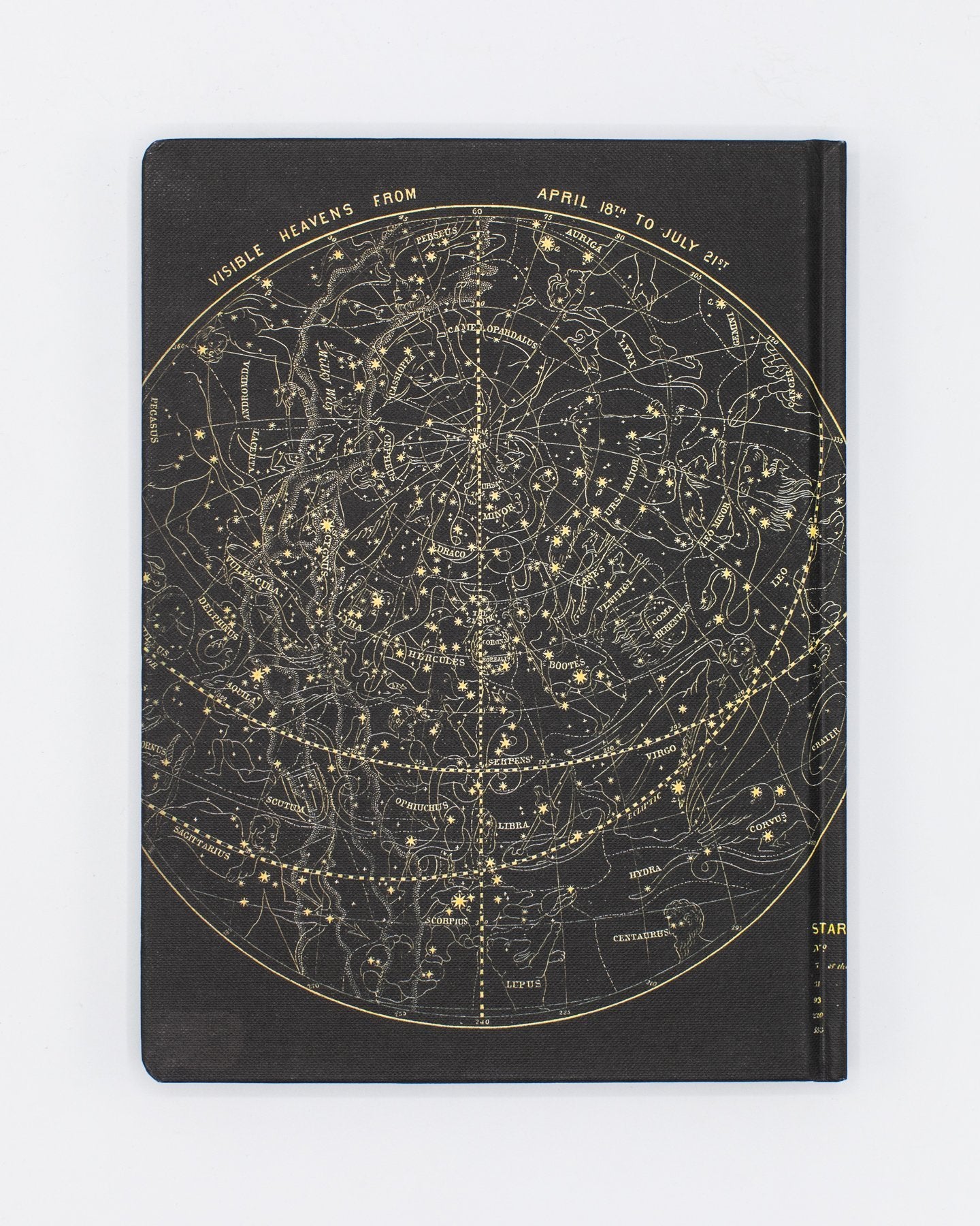 Astronomy Star Chart Hardcover - Lined/Grid