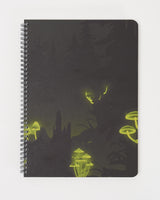 Bioluminescent Mushrooms spiraalnotitieboek
