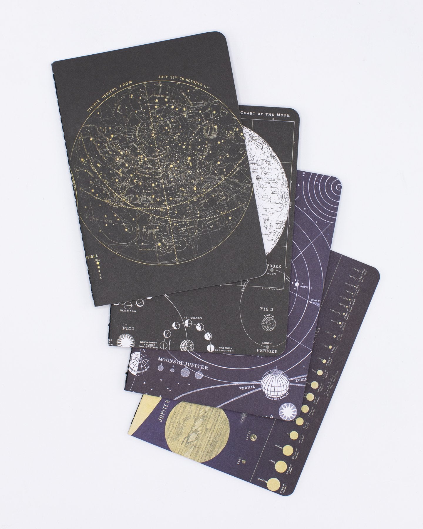 Astronomy Pocket Notebooks 4-pack