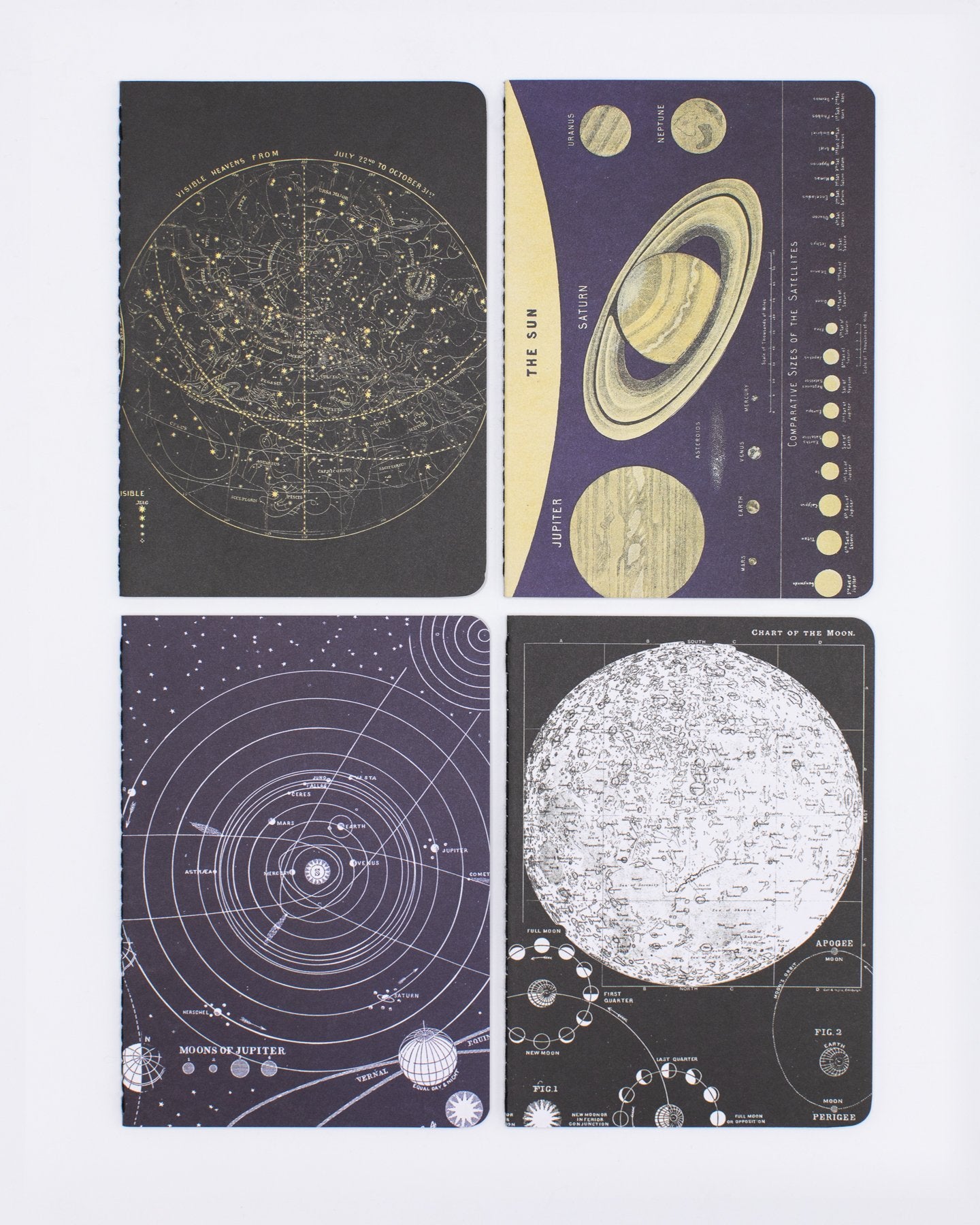 Astronomy Pocket Notebooks 4-pack