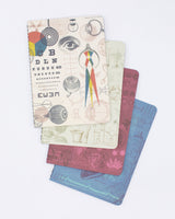 Carnet de poche médecine, lot de 4