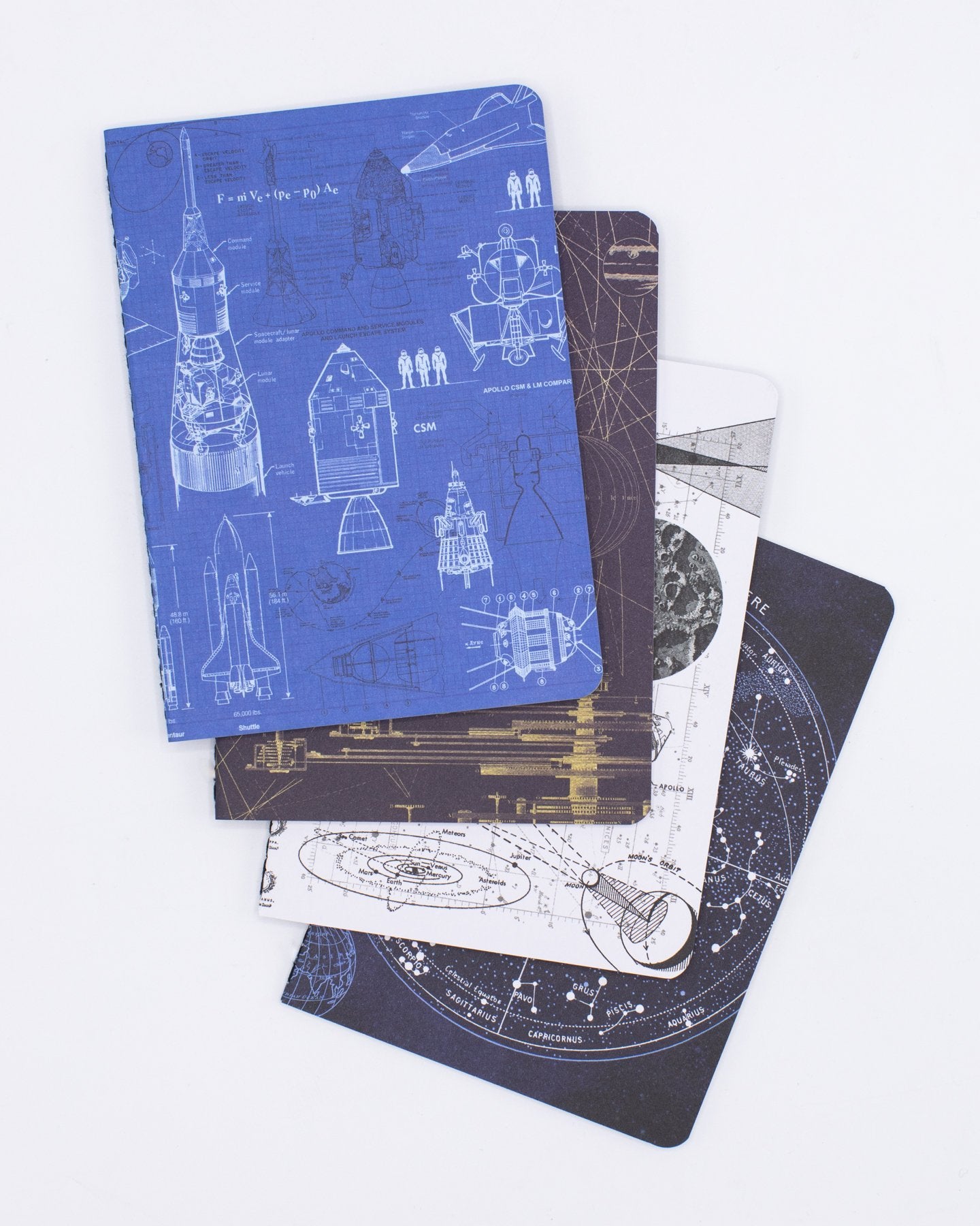 Space Science Pocket Notebook 4-pack