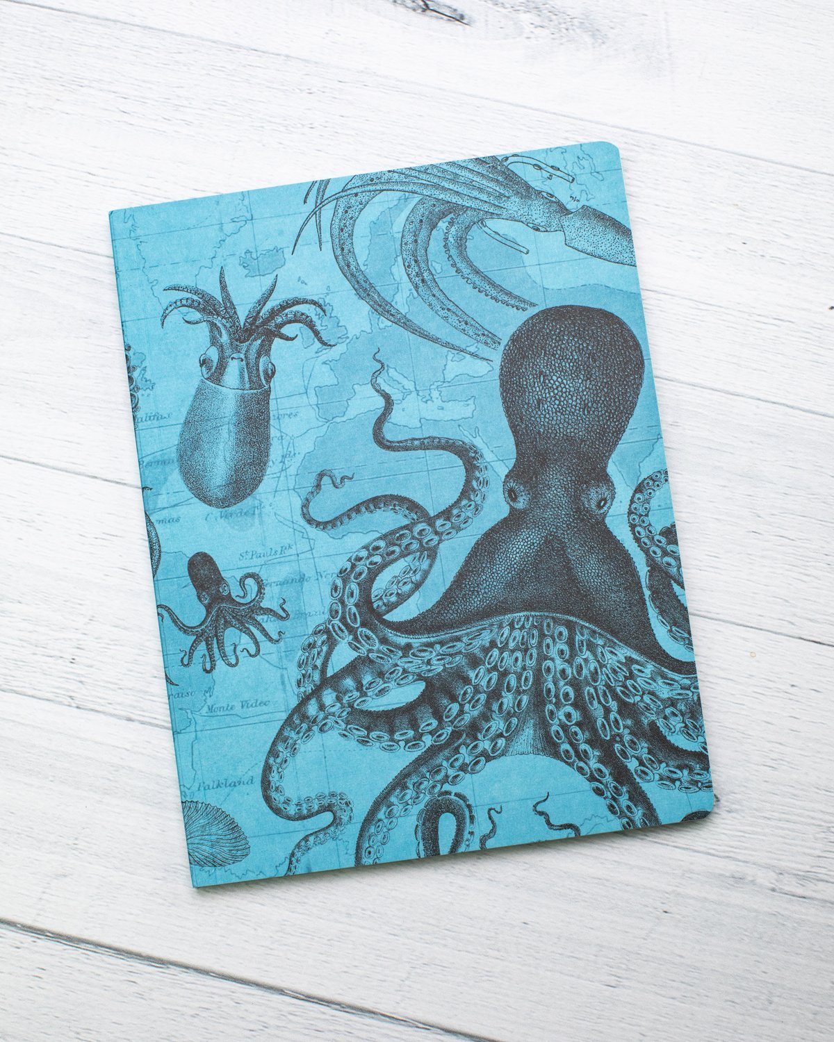 Octopus & Squid Softcover - Lined