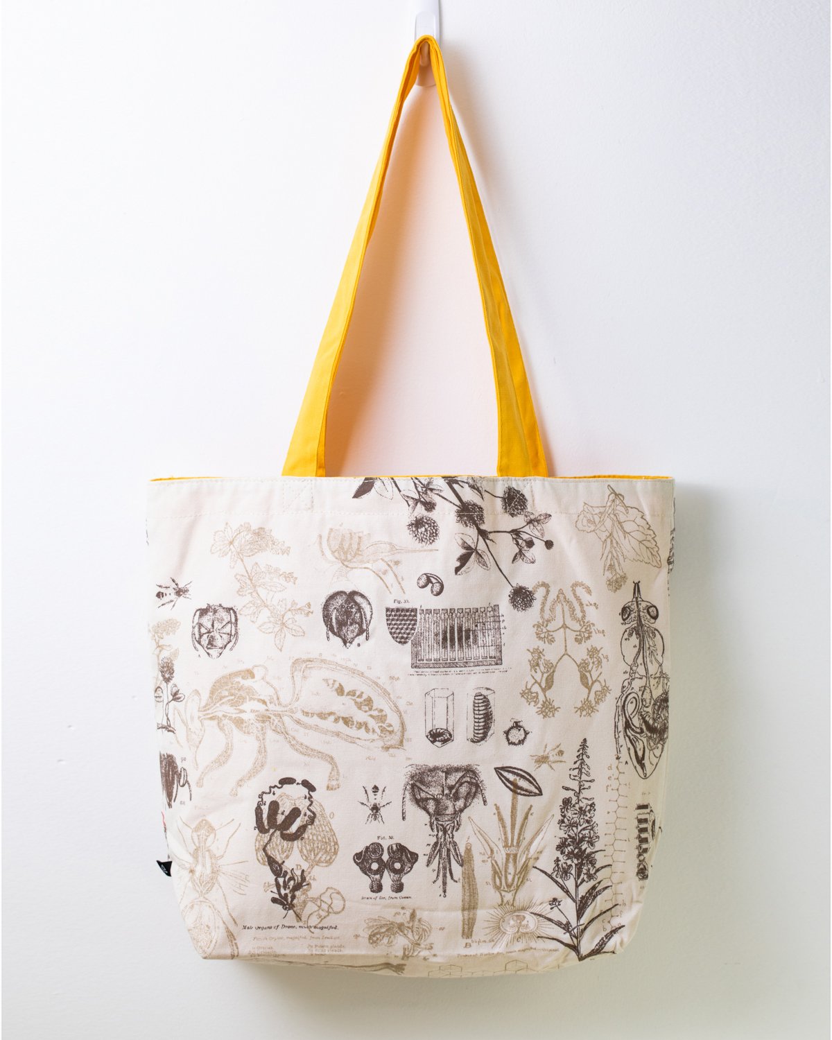 Honey Bee Canvas Shoulder Tote