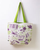Botanische Pflanzen Canvas Schultertasche