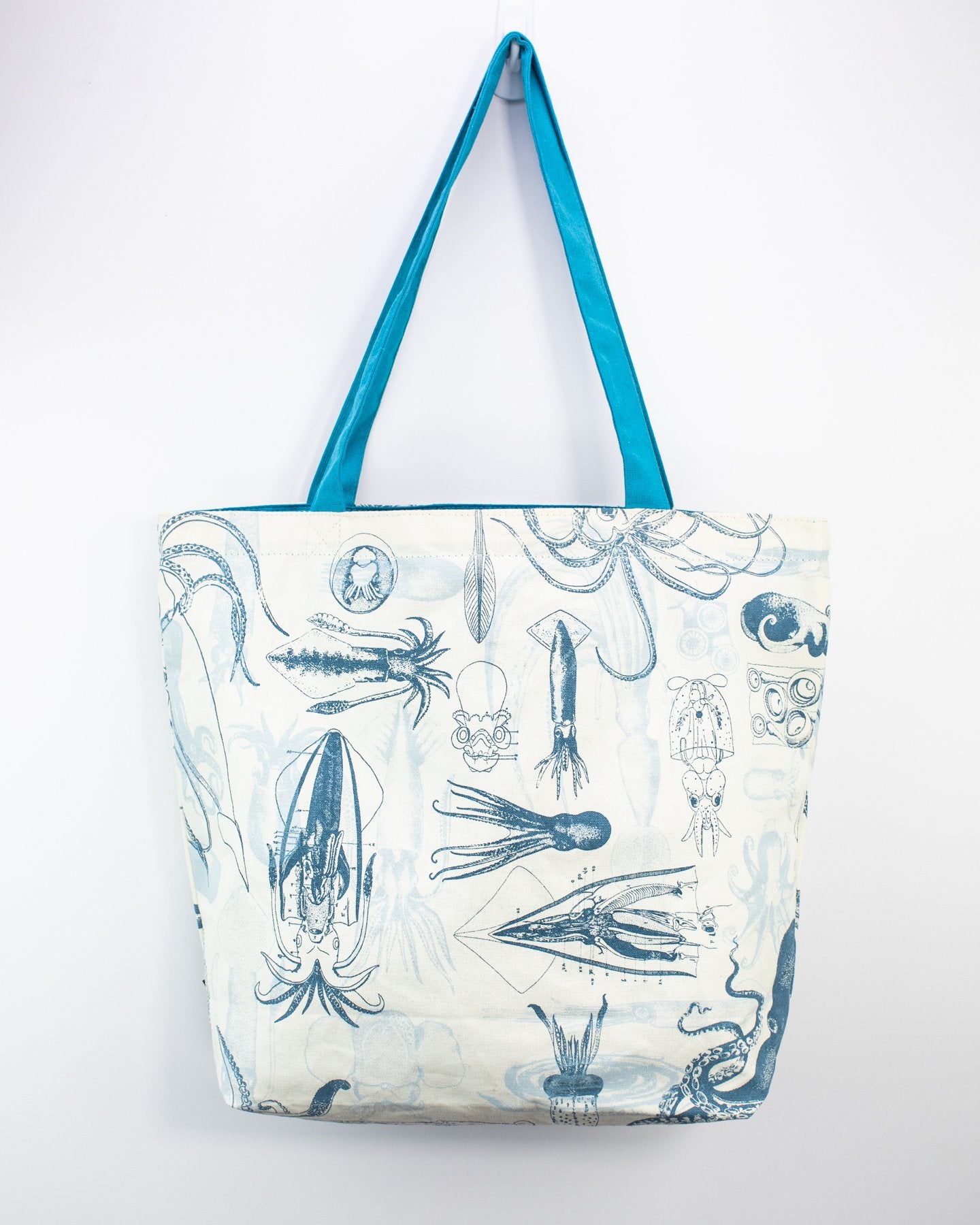 Octopus + Squid Shoulder Tote