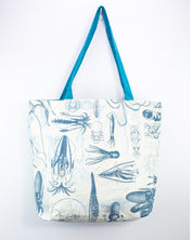 Octopus + Squid Shoulder Tote