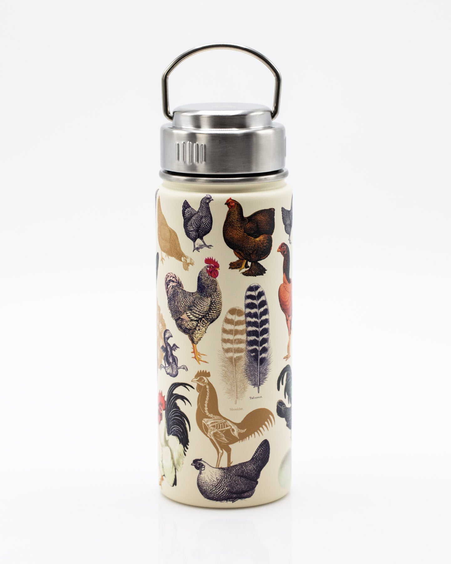Poultry Science: Chickens 500 mL Steel Bottle