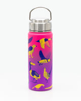 Botella de acero 500 mL Pájaros Retro