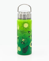 Bouteille en acier 500 mL Botanique rétro