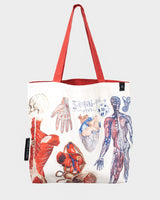 Sac à bandoulière en toile Anatomie humaine