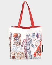 Human Anatomy Canvas Shoulder Tote