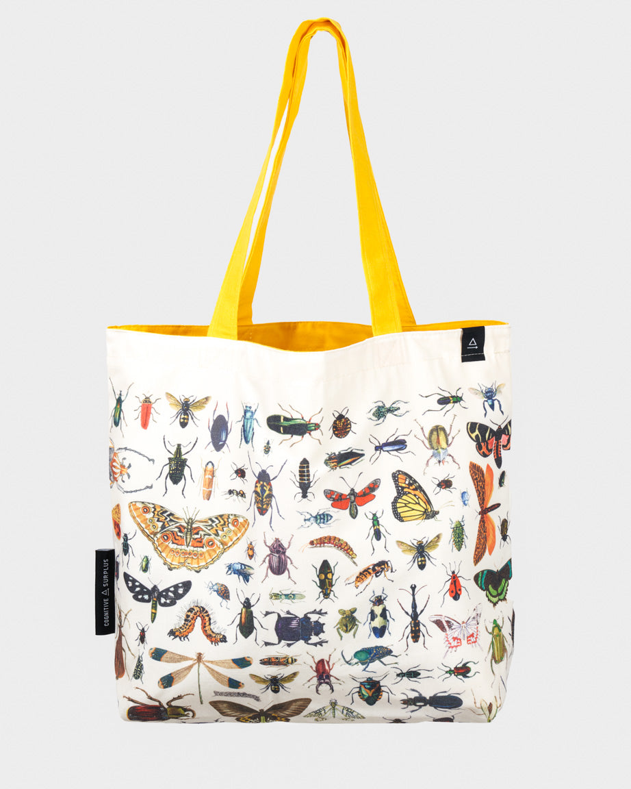 Garden Friends: Entomology Canvas Shoulder Tote