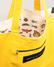 Garden Friends: Entomology Canvas Shoulder Tote