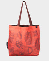 Sac à bandoulière en toile Anatomie du cœur