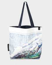 Rivers & Mountains Canvas Shoulder Tote