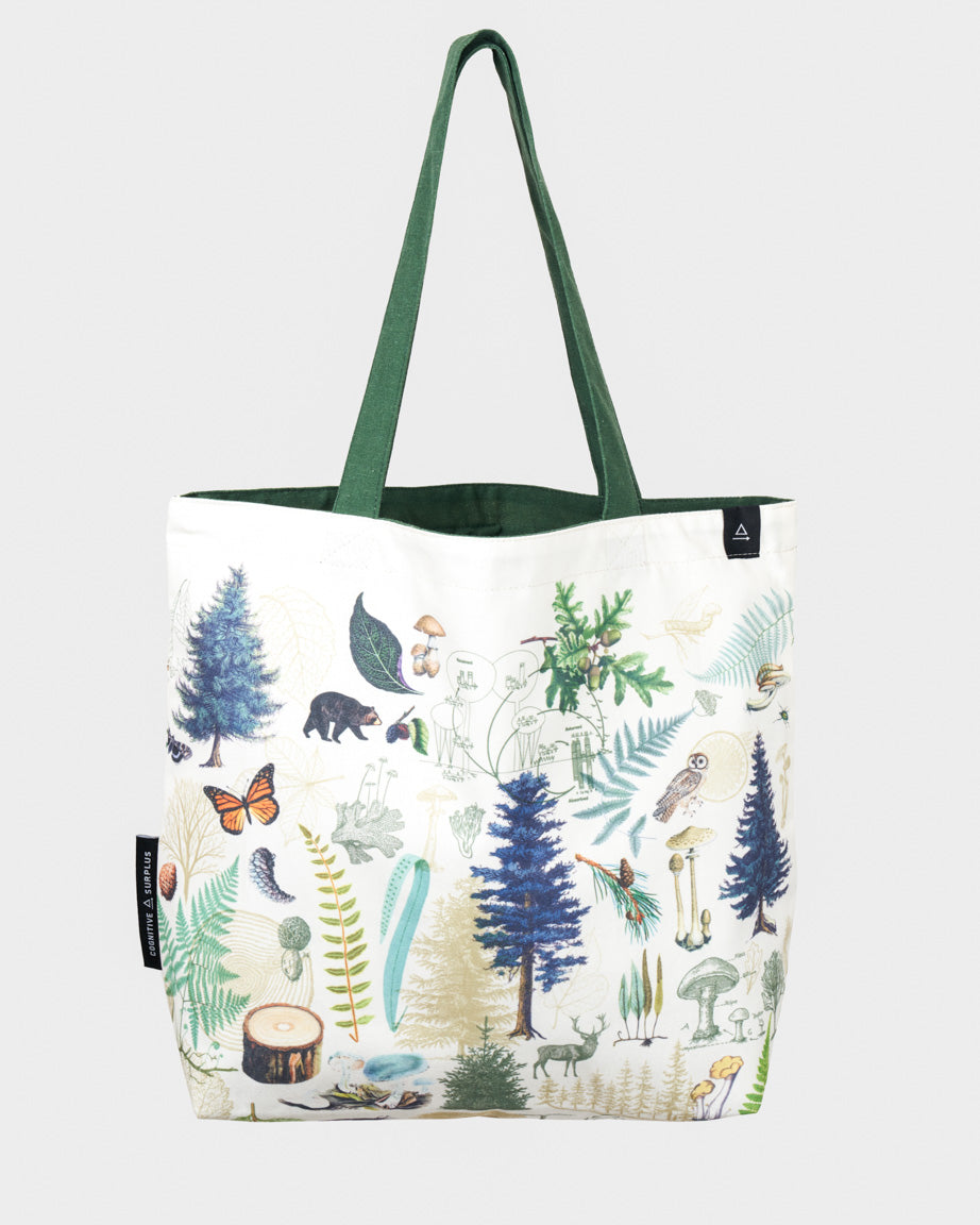 Into the Woods Canvas Shoulder Tote