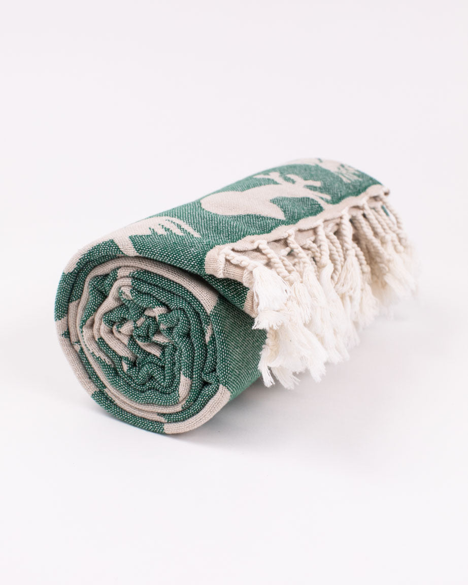 Woodland Forest Turkish Towel