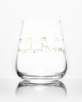 Bicchiere da vino Battito cardiaco